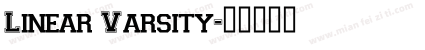 Linear Varsity字体转换